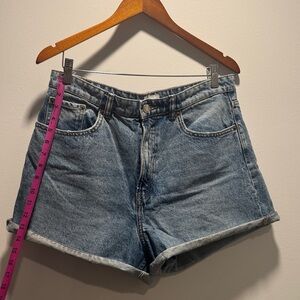 Zara Light Blue Jean Shorts